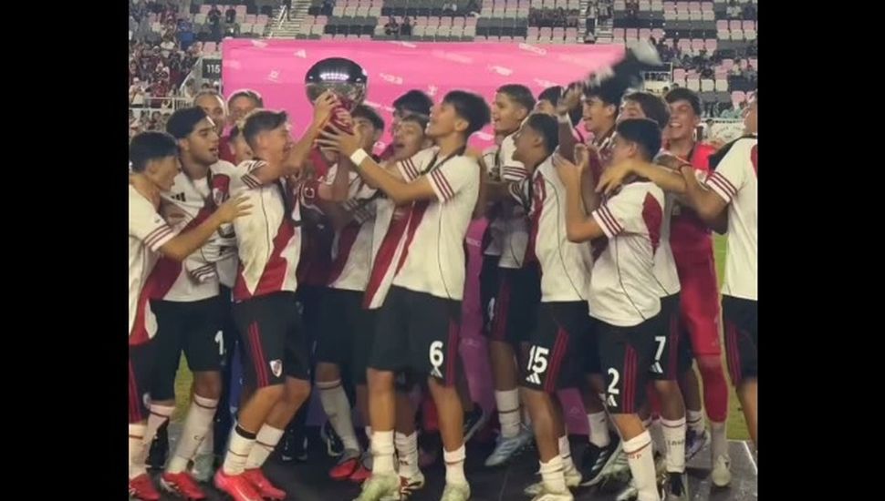 River campeón de la Messi Cup tras vencer al Atlético de Madrid