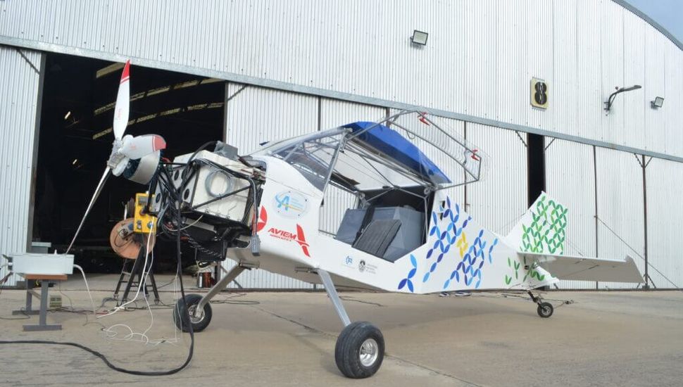 Un pergaminense y un saltense participaron del desarrollo del primer vuelo de un avión eléctrico en el país