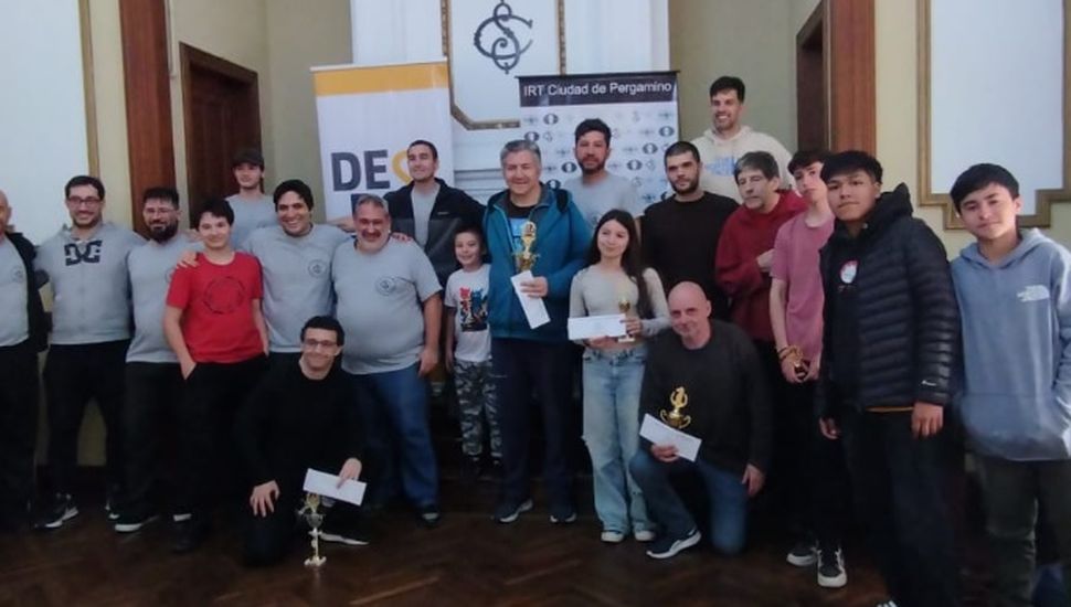 Pergamino fue sede del 4° IRT Sub 2400 de ajedrez