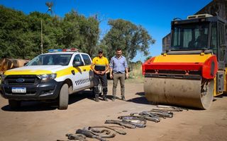 Tolerancia Cero: el municipio de Pergamino destruyó una gran cantidad de caños de escape libres