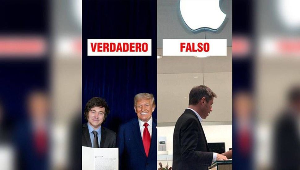 Axel Kicillof cruzó a Javier Milei por una foto viral