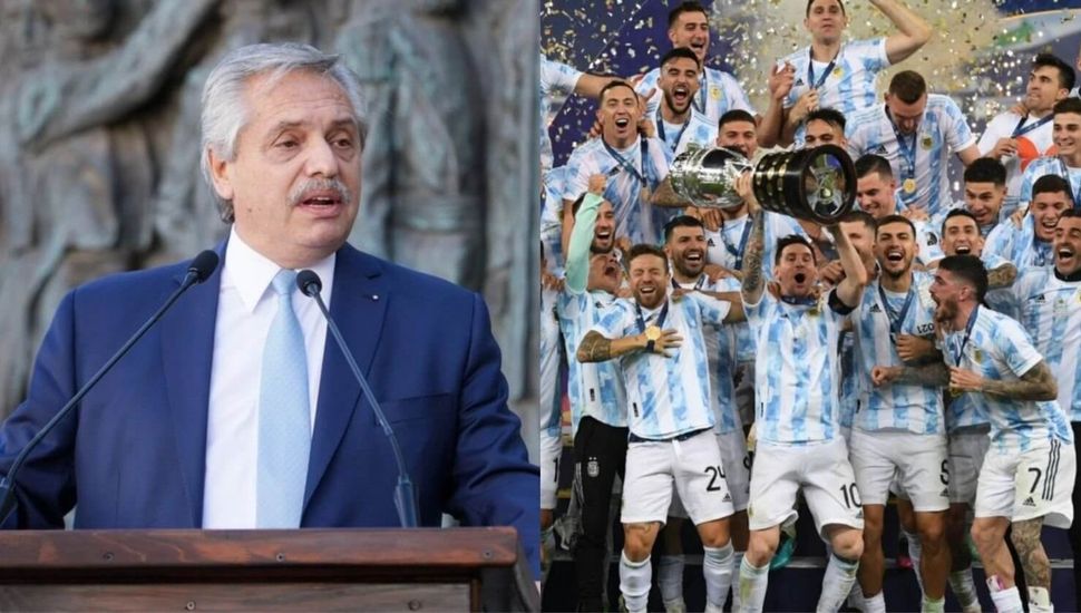 "Fue una fiesta popular como nunca hemos visto en la Argentina", dijo el Presidente Alberto Fernández