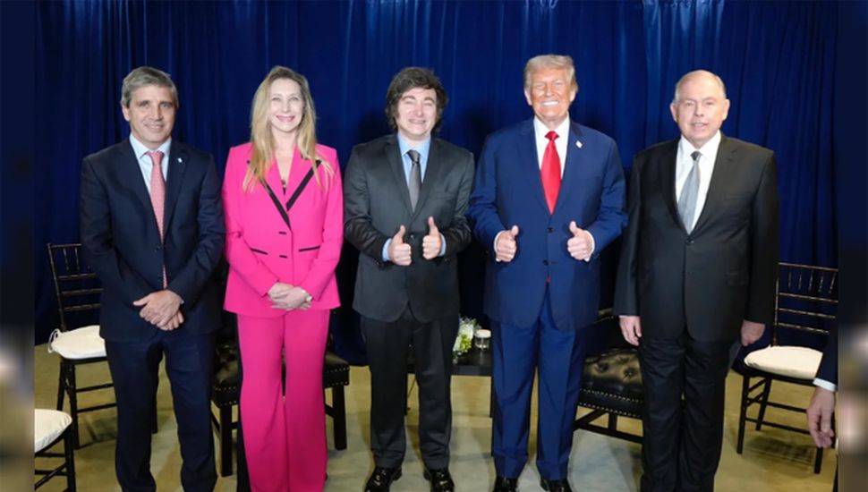 Milei se reúne con Trump en la Casa Blanca