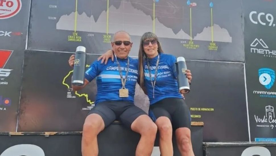 Los rojenses Paola Allevato y Néstor Philips son campeones de la Gold Race 120K