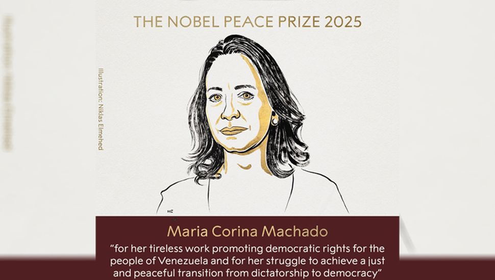 El Premio Nobel de la Paz 2025 fue otorgado a María Corina Machado: “¡Estoy en shock!”