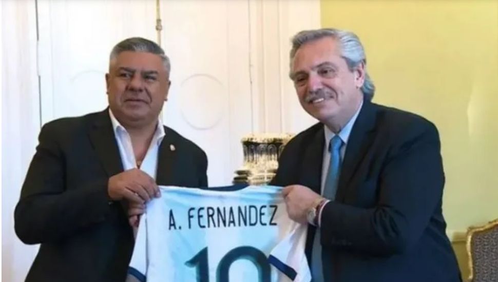 El Presidente Alberto Fernández festejó el triunfo de la Selección