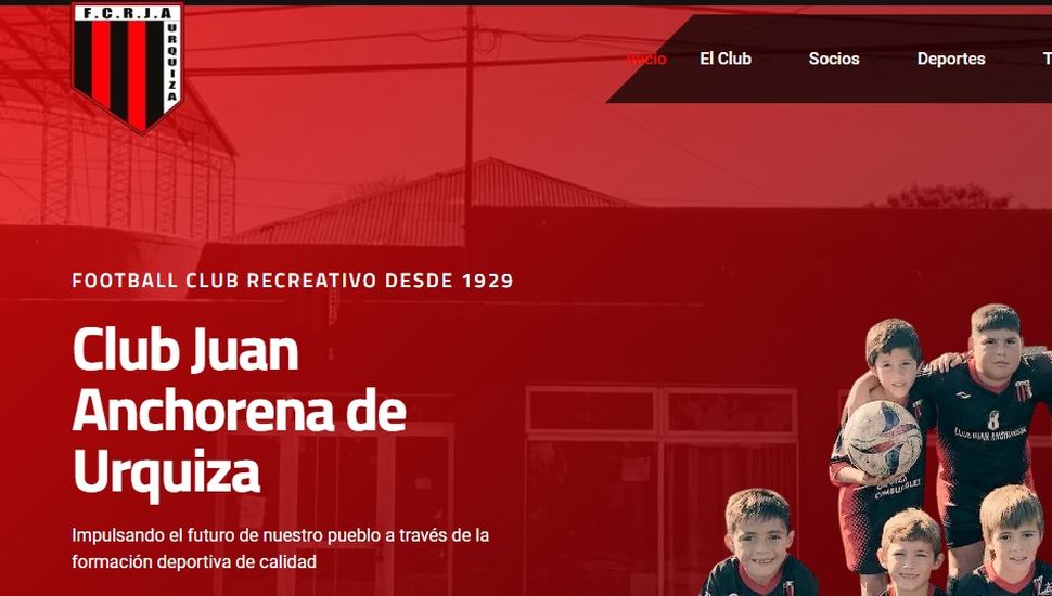 El club Juan Anchorena lanzó una página web