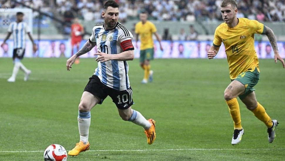 Argentina derrotó a Australia en Beijing con un golazo de Messi
