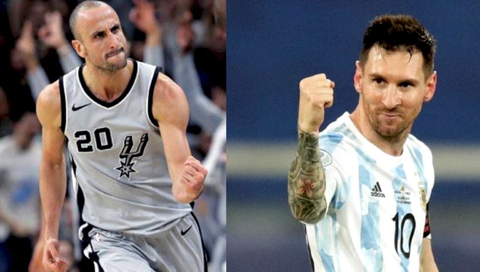 Messi rendido ante Manu Ginóbili