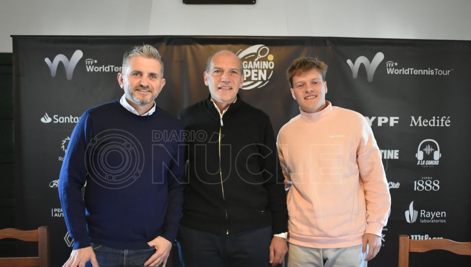 Presentaron oficialmente el Pergamino Open, donde jugarán Julia Riera y Berta Bonardi