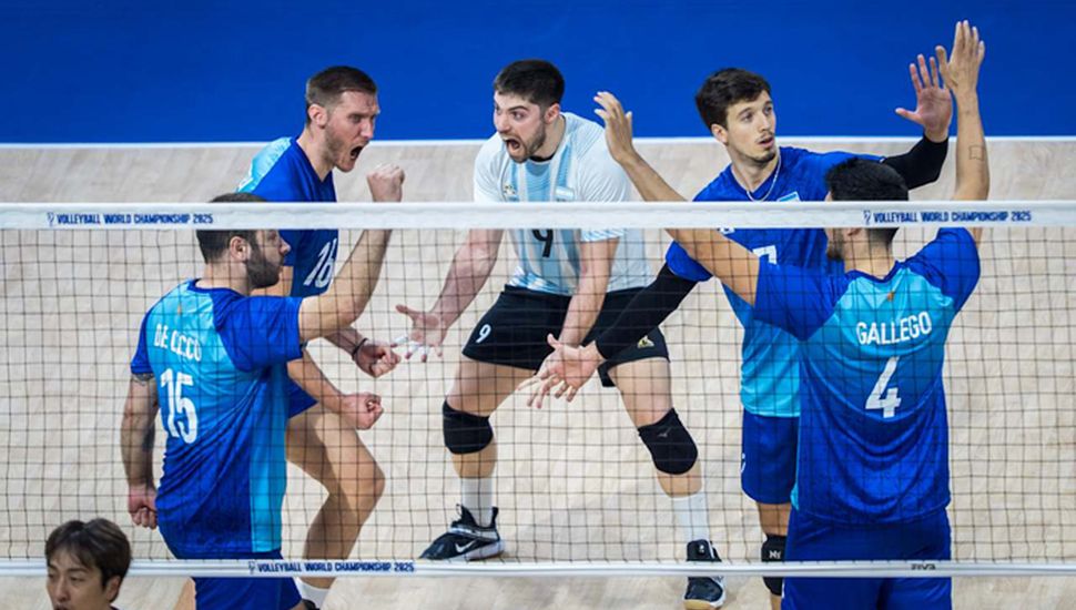 Mundial de Vóley: Argentina le ganó a Corea del Sur y quedó cerca de la clasificación
