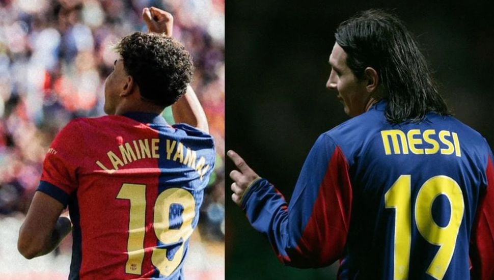 Yamal rendido ante Messi