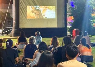 Comenzó el ciclo cultural “Cine bajo las estrellas”