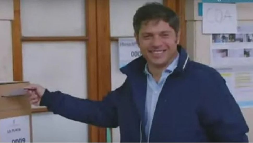 Votó Axel Kicillof, gobernador de la provincia de Buenos Aires