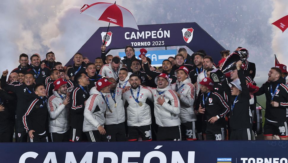 River festejó el título con un Monumental repleto