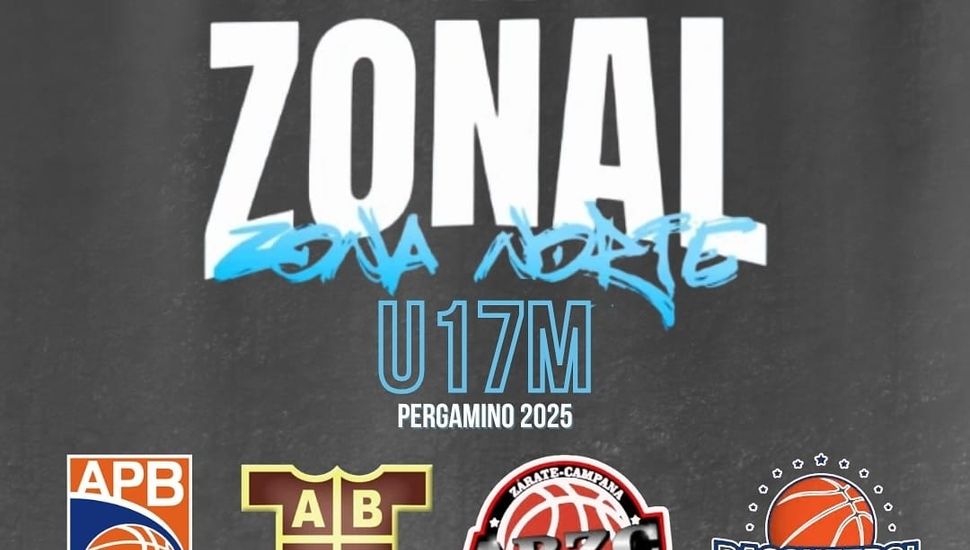 Este fin de semana se juega el Zonal U17 masculino de Básquet en Pergamino