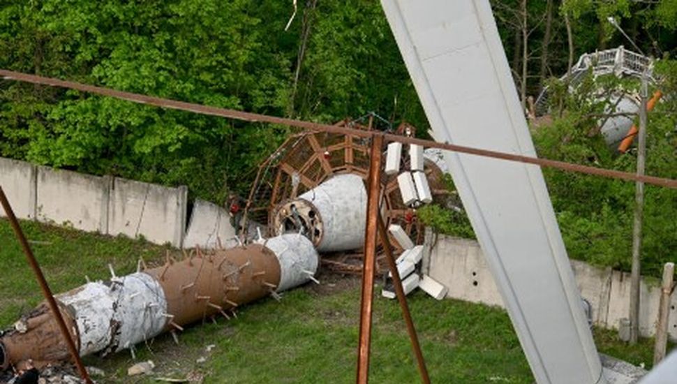 Rusia destruyó una torre de televisión en la segunda ciudad ucraniana