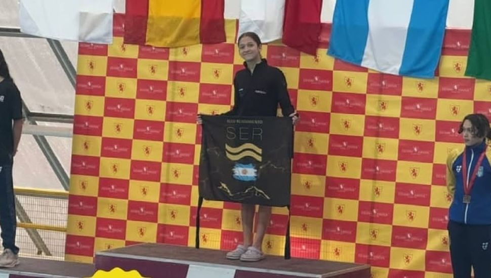 La pergaminense Helena Arbeleche conquistó dos medallas en Chile