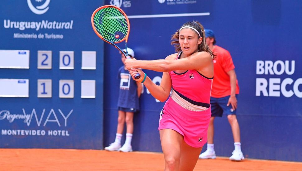 Julia Riera avanzó a los cuartos de final del WTA 125 de Montevideo