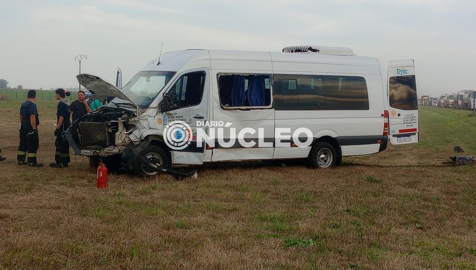 Accidente en Basualdo: falleció una de las pasajeras de la combi