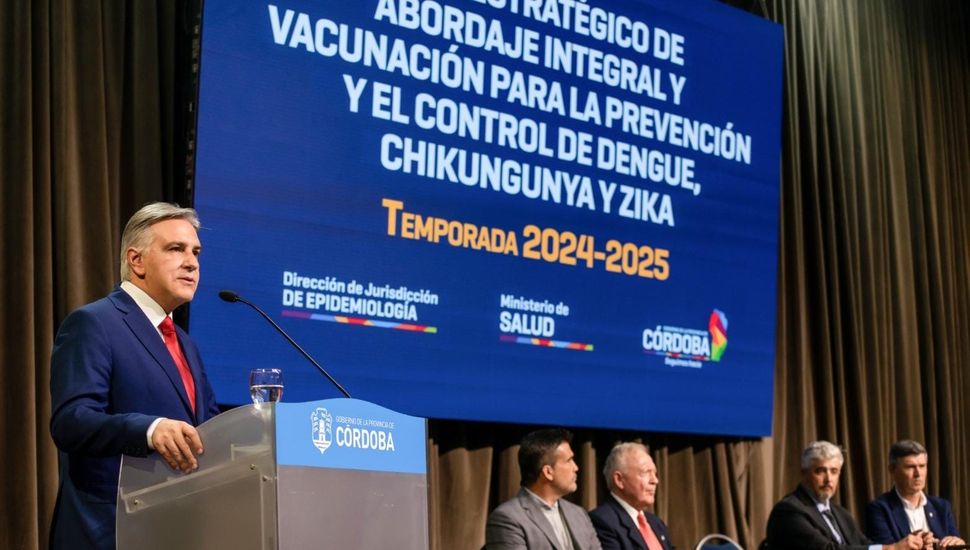 Dengue: Córdoba lanzó el Plan Estratégico de Abordaje Integral y Vacunación