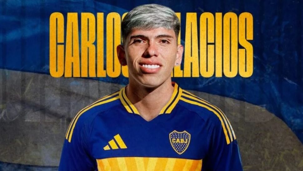 El chileno Carlos Palacios comenzó a entrenar en Boca