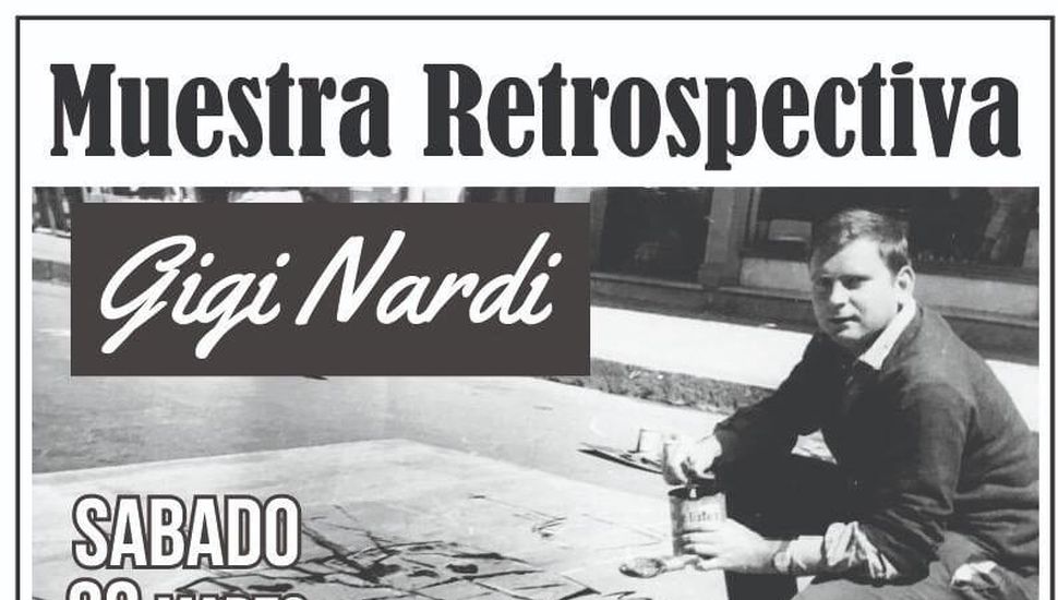 Se realizará una muestra retrospectiva de “Gigi” Nardi