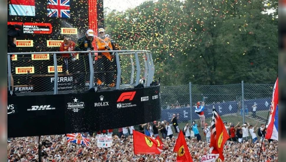 El fin de semana se corre la Fórmula Uno en Italia