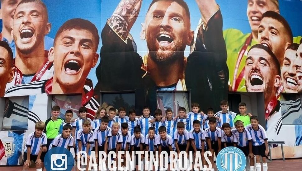 Argentino de Rojas entrenó en el predio Lionel Messi de la AFA