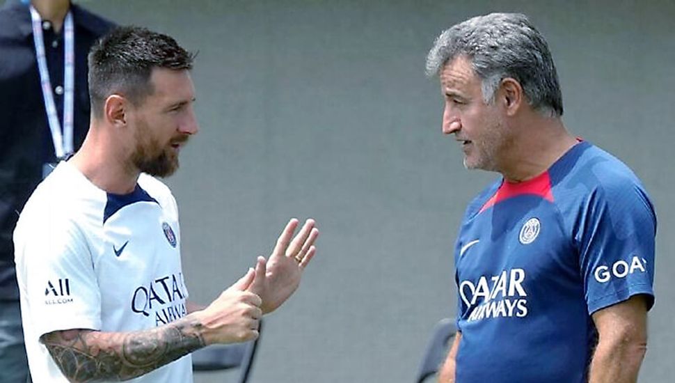 Galtier: "Tuve el enorme privilegio de entrenar al mejor futbolista de la historia"