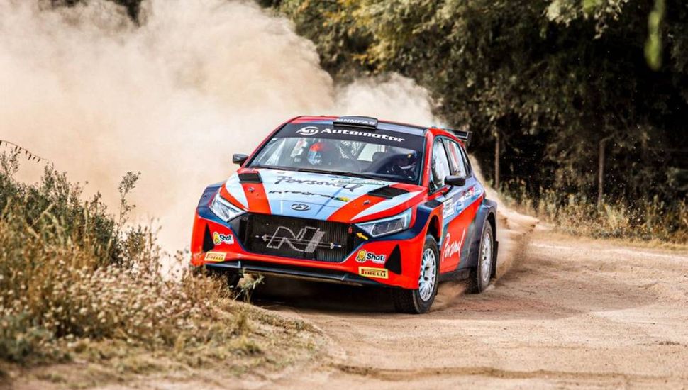 El paraguayo Fabrizio Zaldivar domina la competencia de Rally en Córdoba