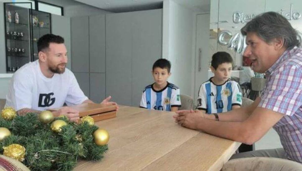 Messi fue declarado ciudadano ilustre de Funes