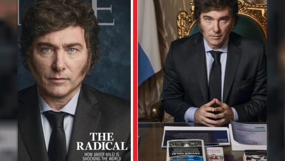 Milei en la portada de la revista Time: "El Radical"