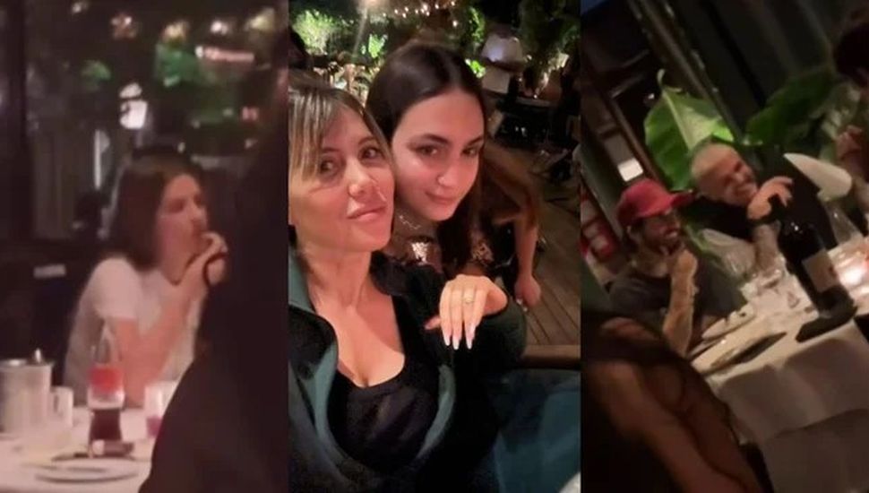 Wanda Nara, L-Gante, Mauro Icardi y la China Suárez, juntos en un boliche porteño