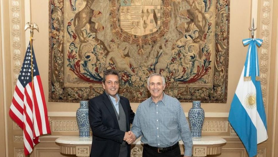 Reunión Massa con el embajador de Estados Unidos