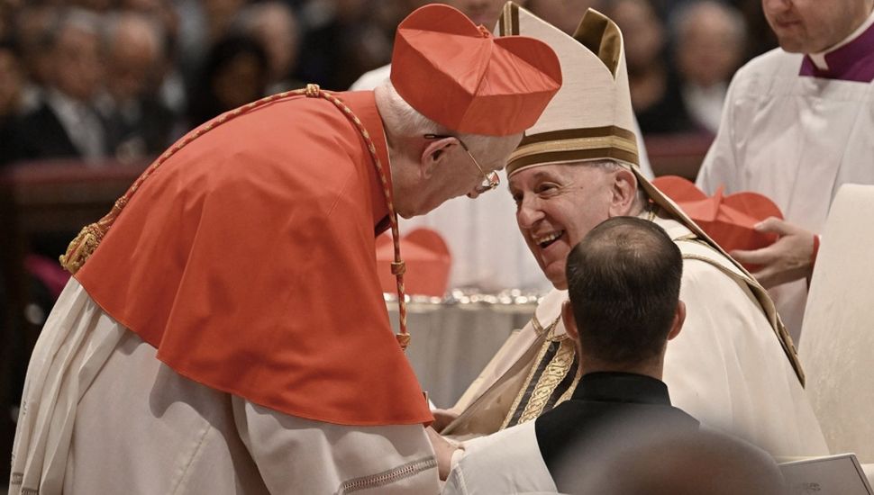 El Papa Francisco inició una reunión con más de 100 cardenales del mundo
