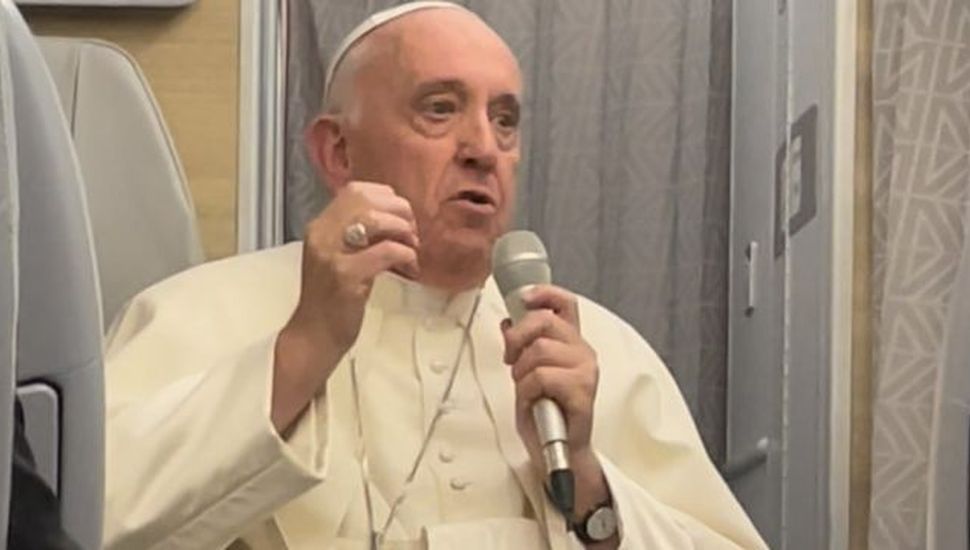"No sería una catástrofe mi renuncia", dijo el Papa