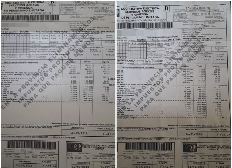 Ante el reclamo por el aumento en el servicio de luz, la CELP emitió un ...