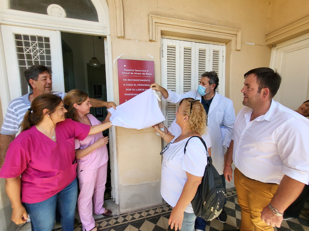 Reconocieron al personal de salud por su labor en la pandemia